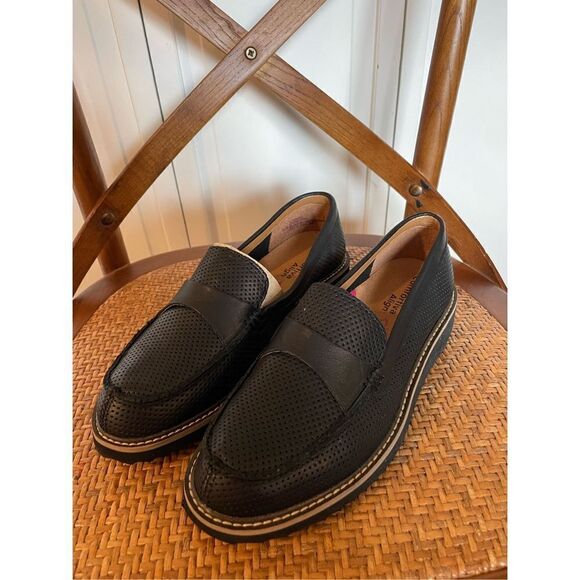 Comfortivia align Laina perforated black loafers nwob - Picture 7 of 10
